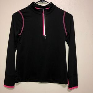 Black and Pink Active Wear Jacket